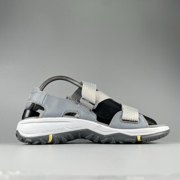 Kuru Current Womens Size 9 Gray Strappy Slip-On Waterproof Sandal Casual Comfort - Picture 5 of 9